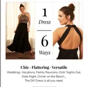 Ruby Ribbon, 6 in 1 dress. Beautiful L/XL never worn